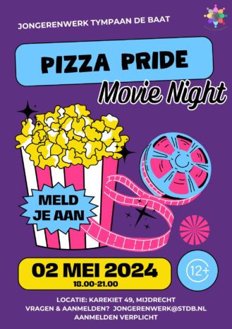 Pride Pizza Night 2 mei bij COC Midden-Nederland