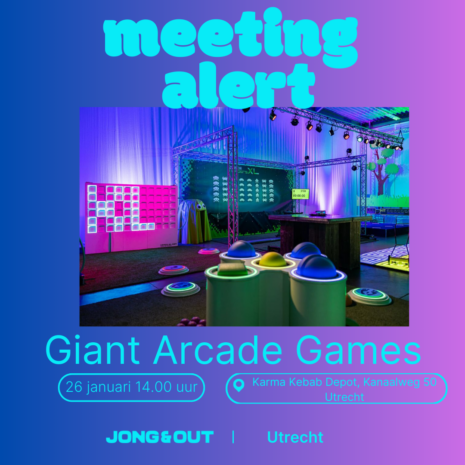 Giant arcade game bij COC Midden-Nederland