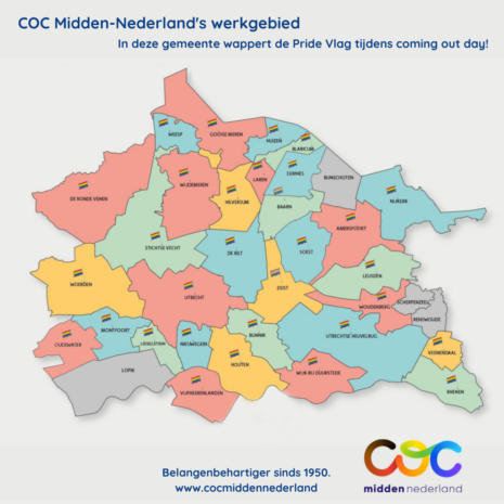 COC Midden Nederlands werkgebied bij COC Midden-Nederland