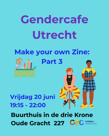 Gendercafe Utrecht 1 bij COC Midden-Nederland