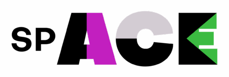 spACE Logo Zwart blanko achtergrond standaard bij COC Midden-Nederland