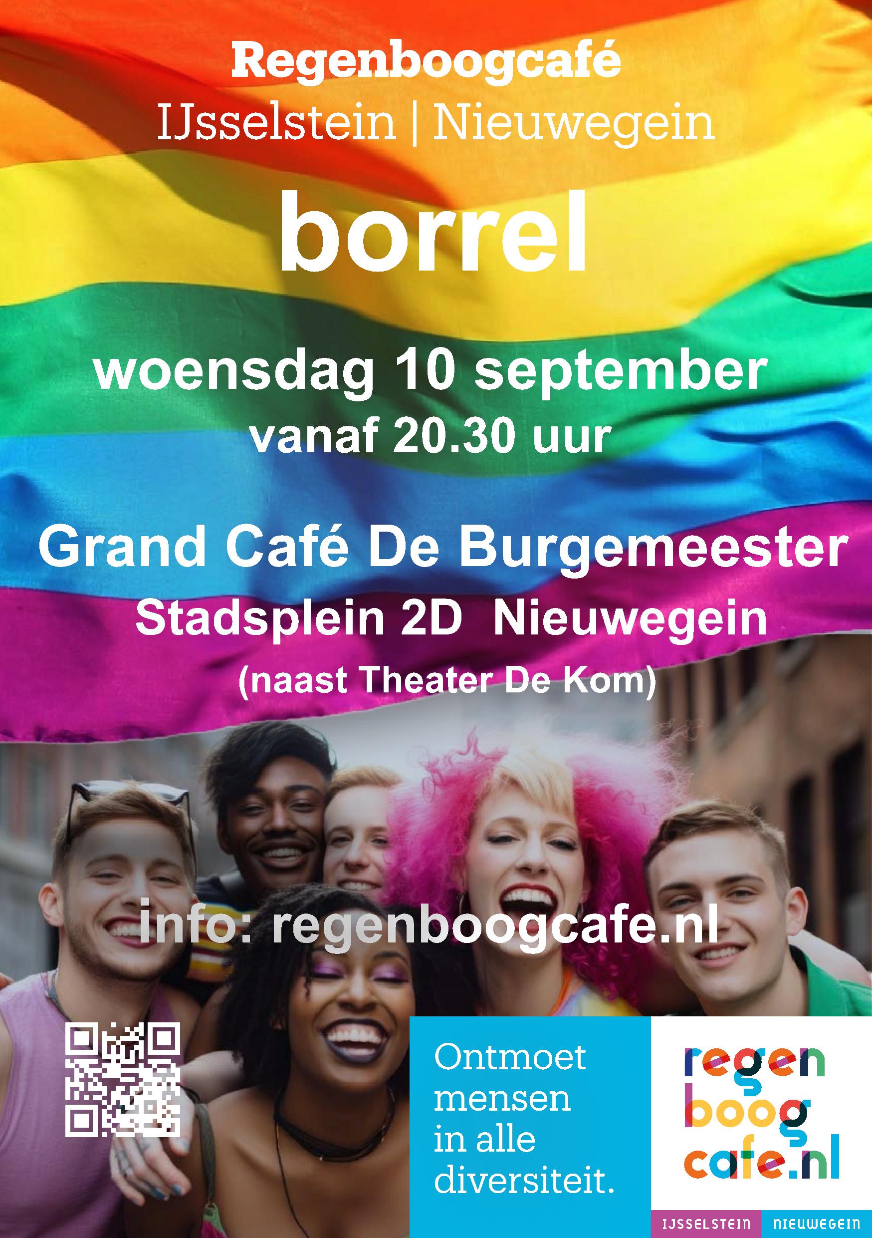 2025 09 10 A5 flyer borrel Burgemeester 04 bij COC Midden-Nederland